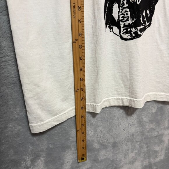 Zach Bryan Shirt Mens Medium White Cowboy Graphic Country Band Tee Concert Tour - Picture 6 of 9